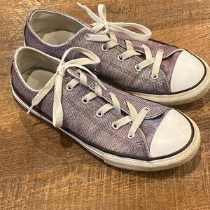 Converse Chuck Taylor All Star Glitter Tennis Shoes Size 4​